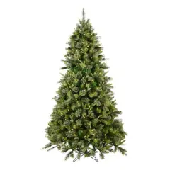 6.5ft. Pre-Lit Cashmere Pine Artificial Christmas Tree, White LED Lights