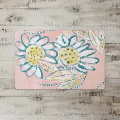 Funky Florals 27" x 18" Floor Mat