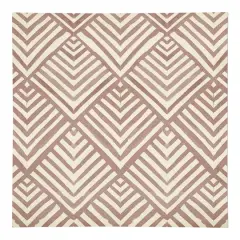 Watercolor Diamond Cotton Twill Napkin Blush