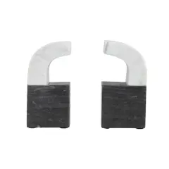 Hello Honey&reg; 6'' Two-Tone Marble Bookends Set