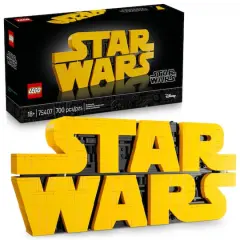 LEGO&reg; Star Wars&trade; Brick-Built Star Wars Logo Sign 75407