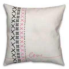 Modern Love Throw Pillow
