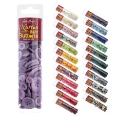 John Bead Nutton but Buttons Mixed Collection Light Purple