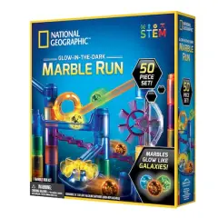 National Geographic&trade; 50-Piece Glow-in-the-Dark Marble Run