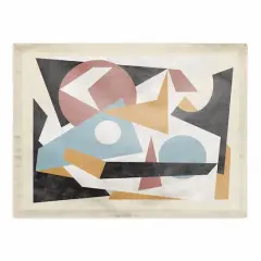 Shapes Stacked Colors 18" x 14" Cotton Twill Placemat