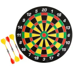 Toy Time Magnetic Dartboard Set