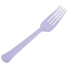 JAM Paper Premium Utensils Plastic Forks Party Pack, 48ct. Lilac Purple