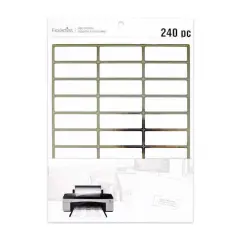 Silver Foil Address Label Stickers by Recollections&trade;