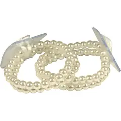 Jam Paper Sweet Pea Flower Bracelet, 2ct. Ivory