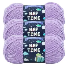 3 Pack Lion Brand&reg; Nap Time&reg; Yarn Lilac
