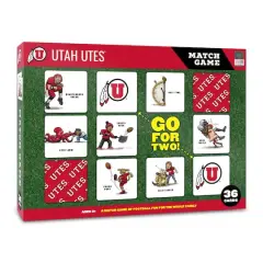 College Team Licensed Memory Match Game Utah Utes