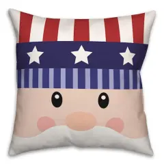 Uncle Sam Face Indoor/Outdoor Pillow