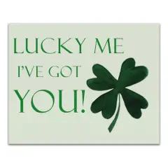 Lucky Me I've Got You 20" x 16" Canvas Wall Art