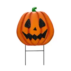 2ft. Orange Jack-O'-Lantern Metal Yard Stake by Ashland&reg;