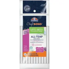 Elmer's&reg; Less Mess 4" Mini Size All-Temp Hot Glue Sticks, 10ct.
