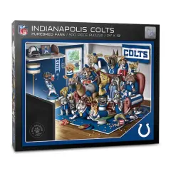 NFL Purebred Fans A Real Nailbiter 500 Piece Puzzle Indianapolis Colts