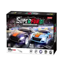 Joysway&reg; SuperFun 101 USB Power Slot Car Racing Set