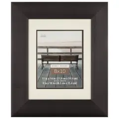 Home 8" x 10" Portrait Frame With Mat by Studio D&eacute;cor&reg; Black