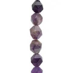 Amethyst Faceted Star Cut Beads, 10mm by Bead Landing&trade;