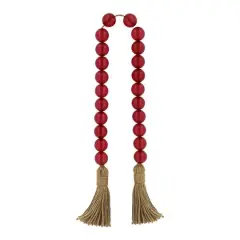 37" Burgundy Hanging Bead Wall D&eacute;cor by Ashland&reg;