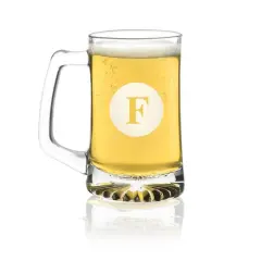 Hortense B. Hewitt Co. Engraved Glass Mug F