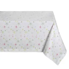 DII&reg; 52" Christmas Star Print Tablecloth