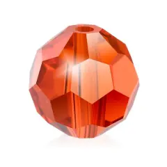 John Bead Preciosa 4mm Czech Crystal Glass Faceted Round Beads, 40ct. Hyacinth