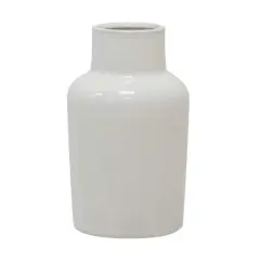 6.7" White Ceramic Vase by Ashland&reg;