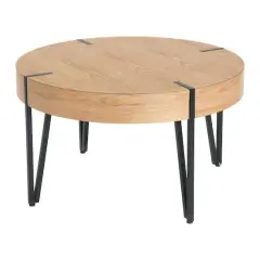 Hello Honey&reg; 32" Round Wooden Coffee Table