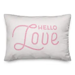 Hello Love Throw Pillow
