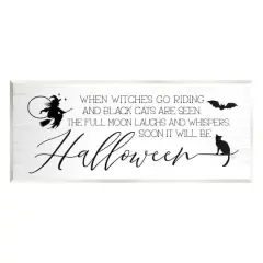 Stupell Industries Halloween Season Phrase Wall Plaque Art
