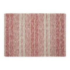 DII&reg; Variegated Stripe Handwoven Recycled Yarn Rug, 2ft. x 3ft. Cinnamon