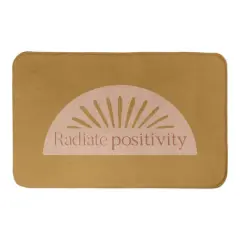 Radiate Positivity Bath Mat