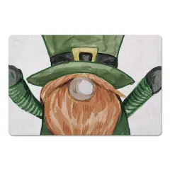 Up Close Leprechaun Floor Mat 27" x 18" Floor Mat