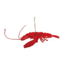Hello Honey&reg; Red Sisal Bottle Brush Lobster Ornament