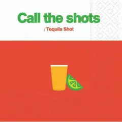 JAM Paper Call the Shots Cocktail Napkins, 40ct.