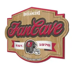 NFL Fan Cave Sign Tampa Bay Buccaneers