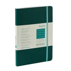 Fabriano&reg; Ispira Green Soft-Cover Lined Notebook
