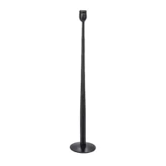 Hello Honey&reg; 24" Tall Black Hand-Forged Metal Taper Holder
