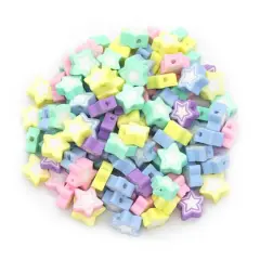 8mm Pastel Star Clay Beads by Creatology&trade;