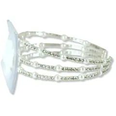 Jam Paper Windsor Flower Bracelet Dazzle