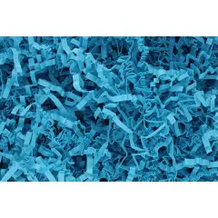 Essentials by Leisure Arts Crinkle Shred Box, 10lb. Light Blue