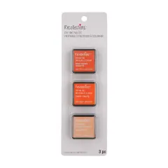 Dye Ink Pad Set by Recollections&trade; Bright Orange/Carrot/Peach