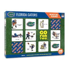 College Team Licensed Memory Match Game Florida Gators