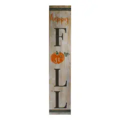 48" Orange & Black Happy Fall Wall Sign