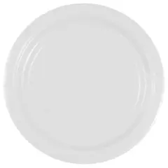 JAM Paper 7" Paper Party Plates, 50ct. White