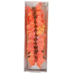 Reliant 3" Orange Butterflies, 12ct.