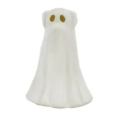 6.75" White Ghost Dog Pre-Lit Ceramic Tabletop D&eacute;cor by Ashland&reg;