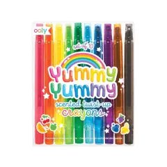 OOLY Yummy Yummy Scented Twist Up Crayons, 10ct.