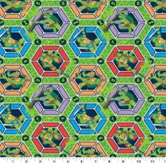 Nickelodeon Teenage Muntant Ninja Turtles Cotton Fabric